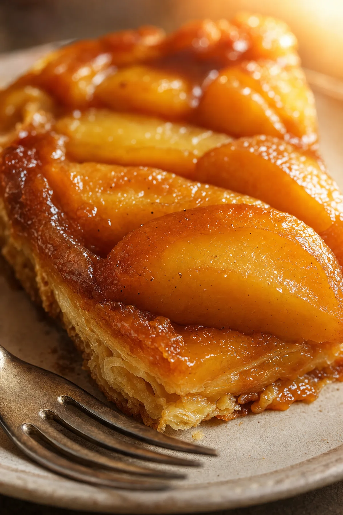 Tarte tatin maison — détail